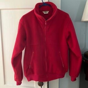 Vintage REI fleece zip up jacket